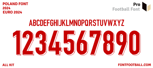 Poland Euro 2024 Font