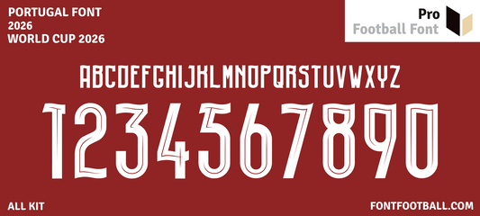 Portugal World Cup 2026 Font