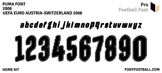 Puma Euro 2008 Home Font