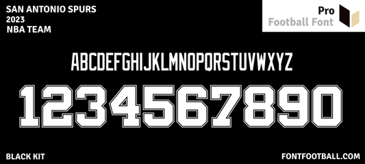 NBA San Antonio Spurs 2023 Font