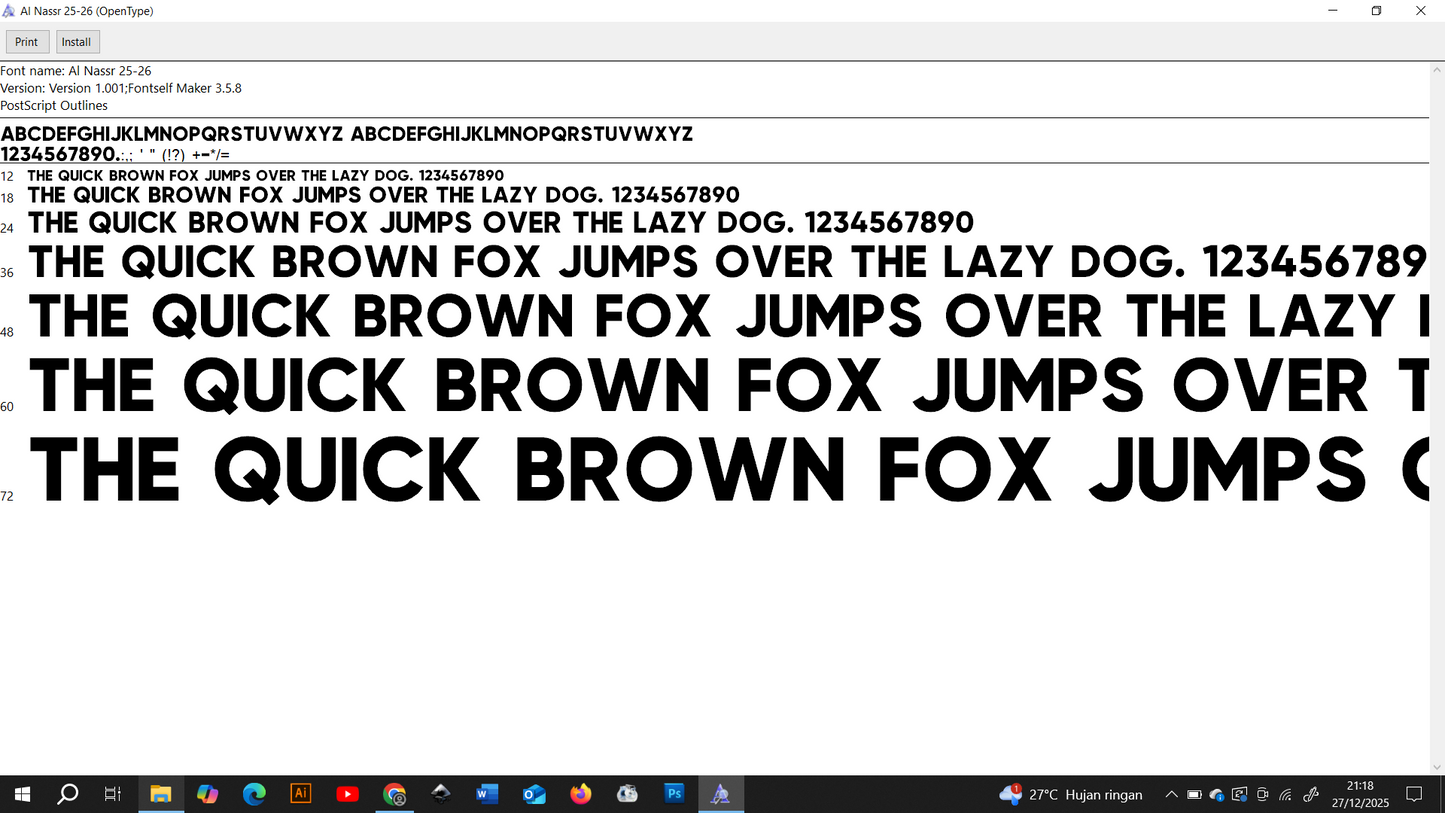 Al Nassr 2025-2026 Font