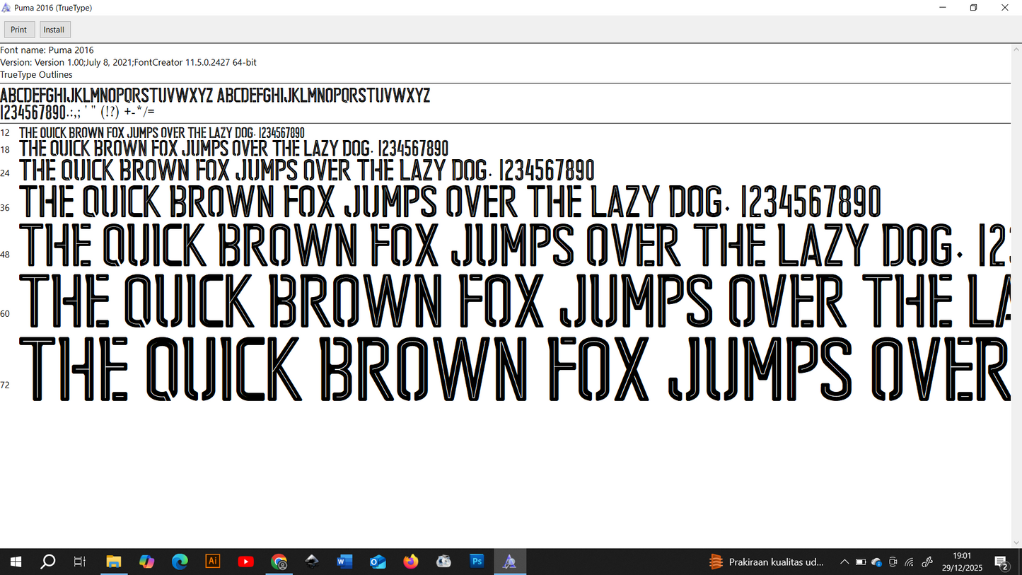 Puma Euro 2016 Font