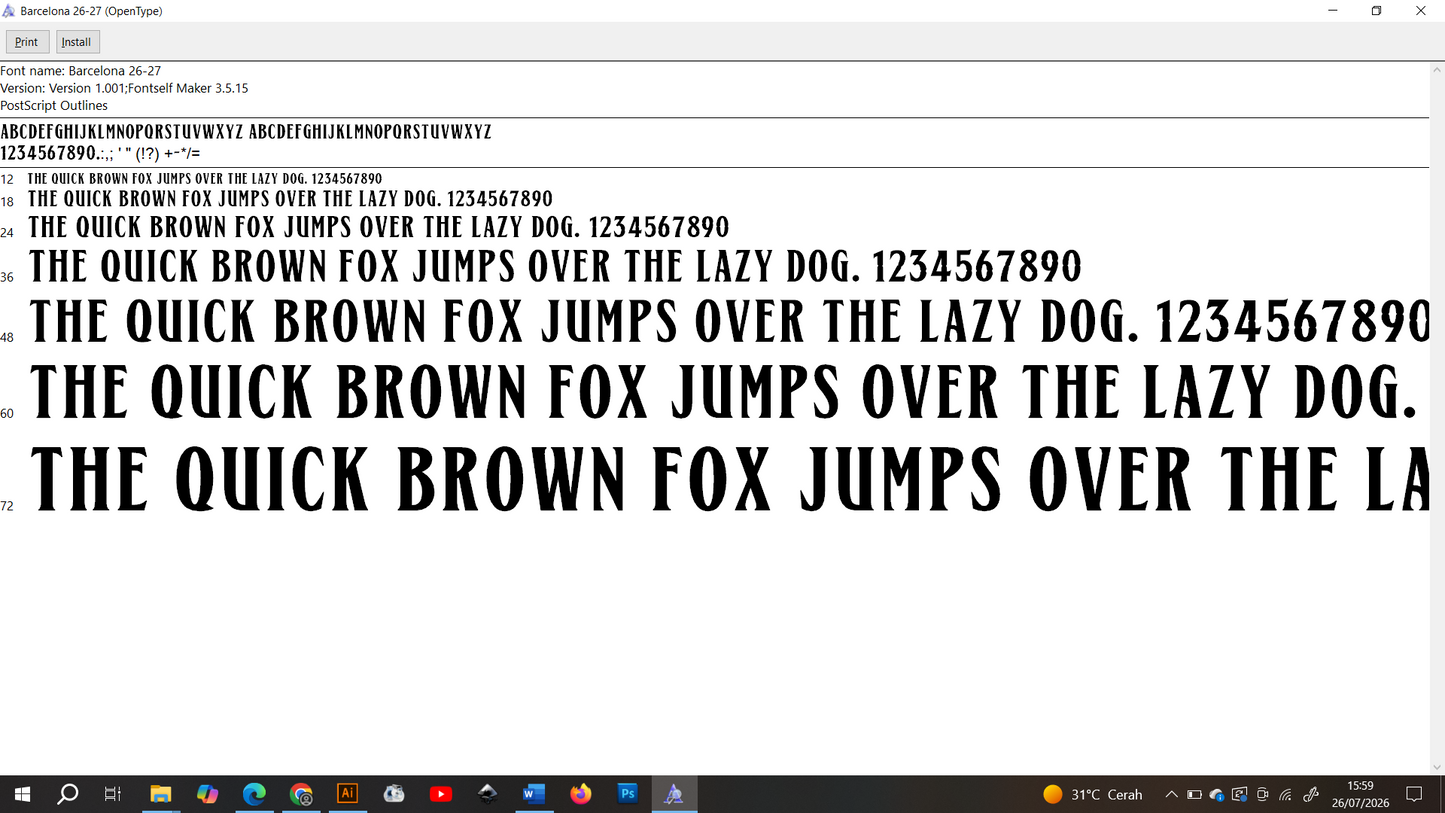 Barcelona 2026-2027 Font