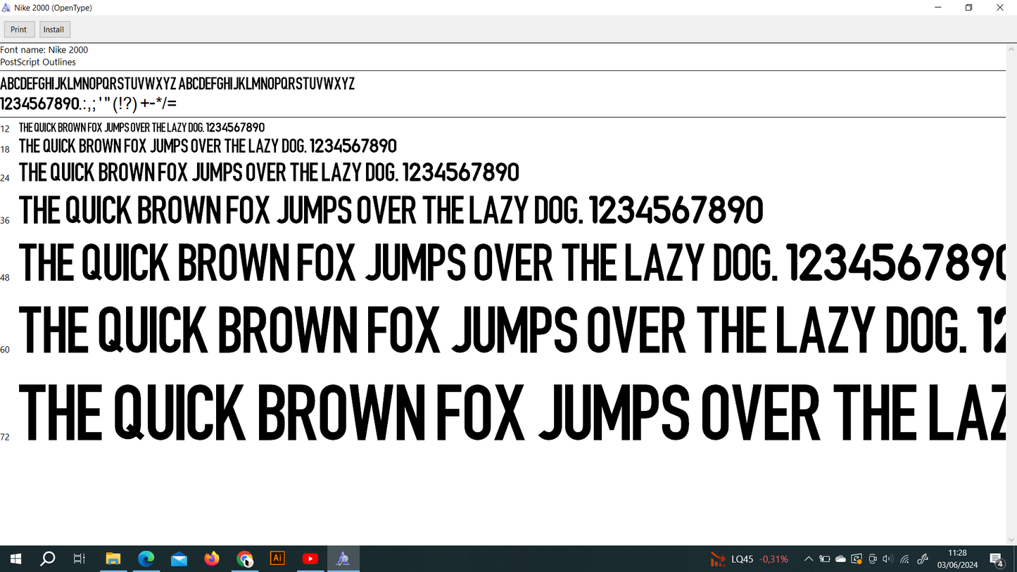 Barcelona 2000-2002 Font