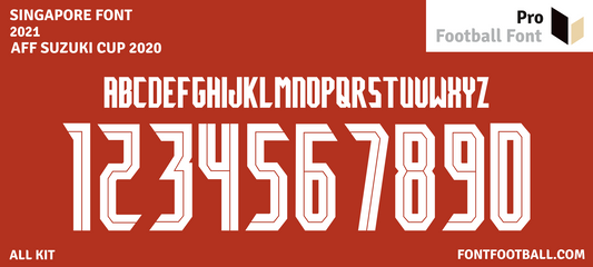 Singapore AFF 2020 Font