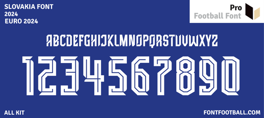 Slovakia Euro 2024 Font