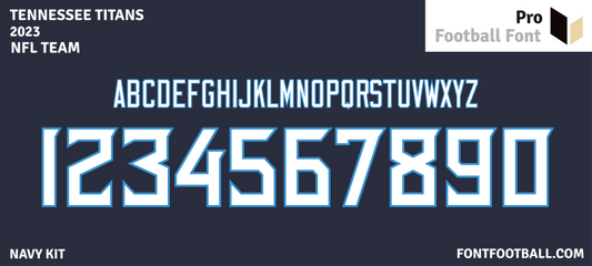 NFL Tennessee Titans 2023 Font