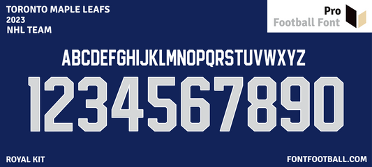 NHL Toronto Maple Leafs 2023 Font