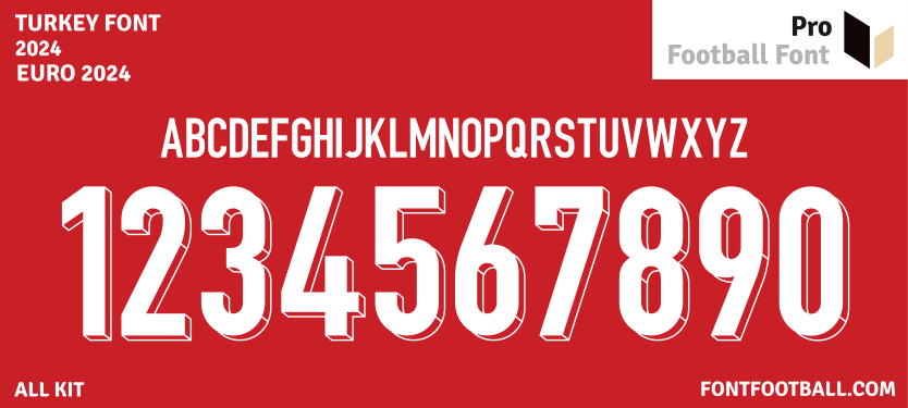 Turkey Euro 2024 Font
