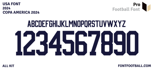 USA Copa America 2024 Font