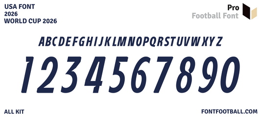 USA World Cup 2026 Font