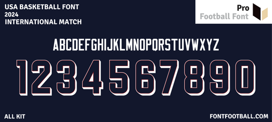 USA Basketball 2024 Font