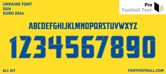 Ukraine Euro 2024 Font