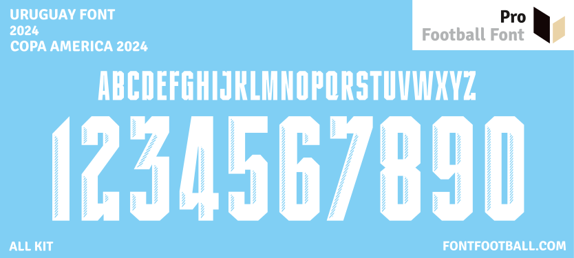 Uruguay Copa America 2024 Font